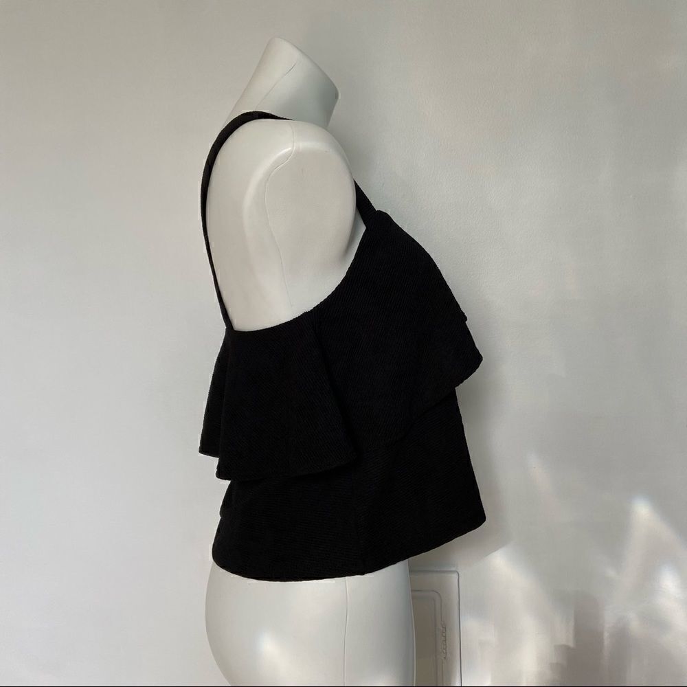 Texture & Thread Tiered Tank Top Black - Picture 5 of 10